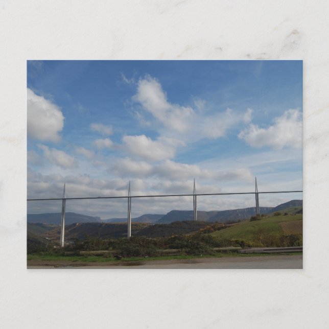 Millau Viaduct, Frankrike Vykort (Framsida)