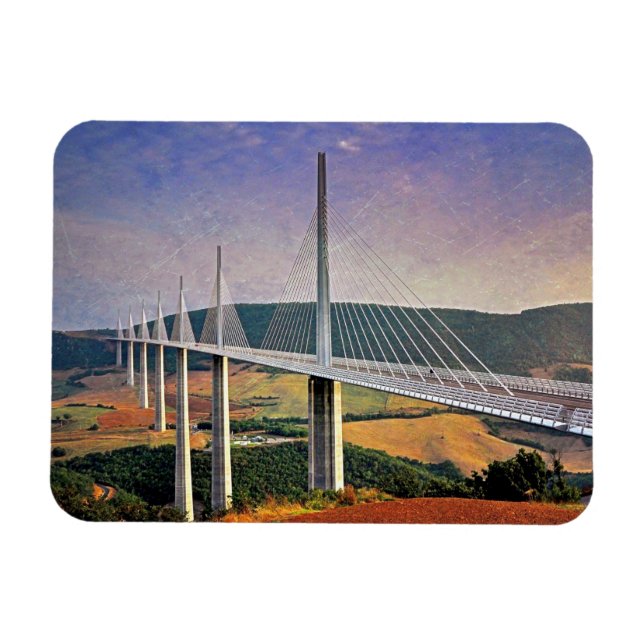 Millau Viaduct Magnet (Horisontell)