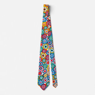 Mille Fiori Patterned Neck Tie Slips