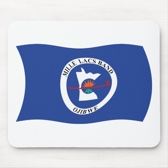 Mille Lacs Band Reservation Flag Musmatta (Framsidan)