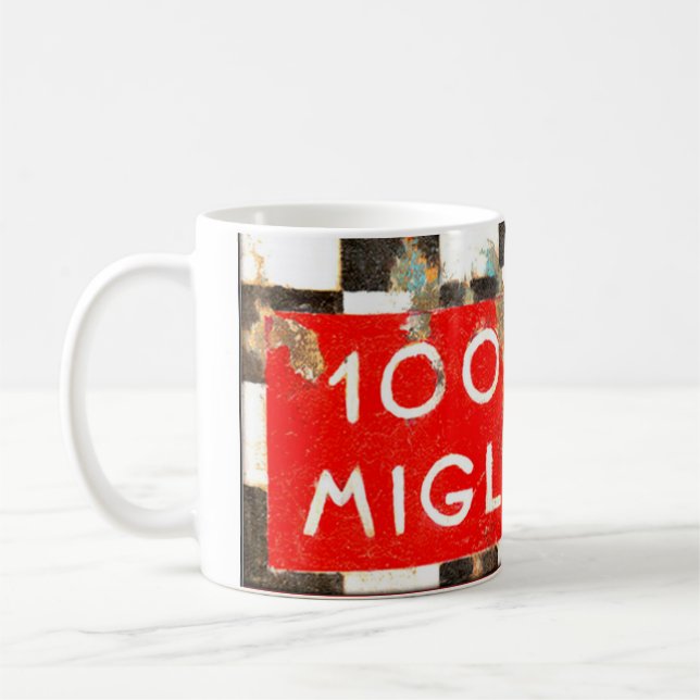 Mille Miglia - Racing Design MUG Kaffemugg (Vänster)
