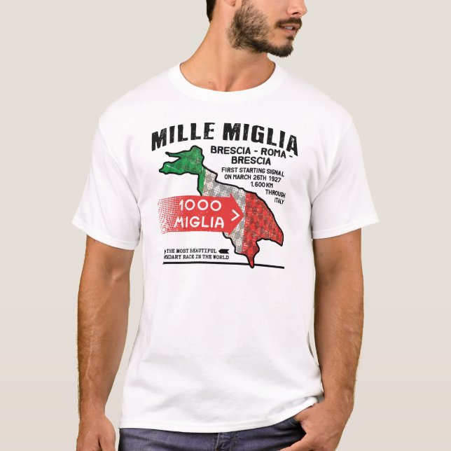 Mille Miglia Racing experience T Shirt (Framsida)