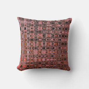 Millefiori Zigzag Boho Salmon Rosa Peach Kudde