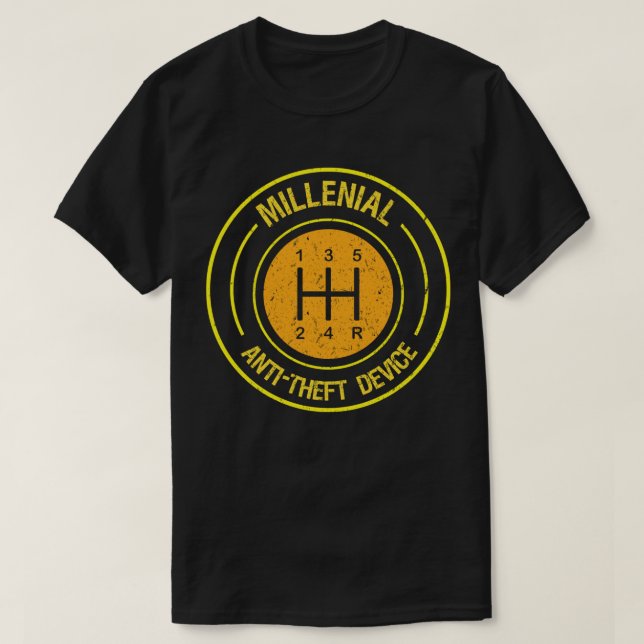 Millenium Anti Theft Device T Shirt (Design framsida)