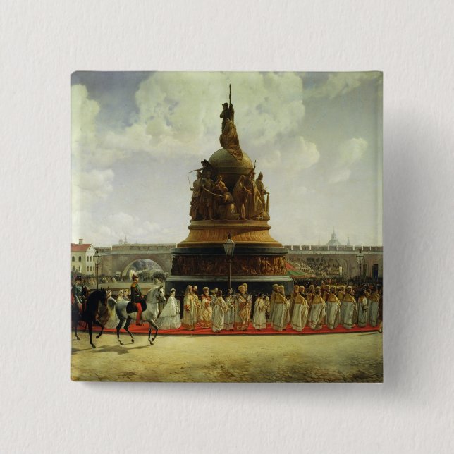 Millenium av Ryssland Knapp (Framsida)