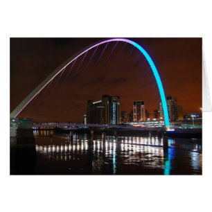 Millenium Bridge, Gateshead Hälsningskort