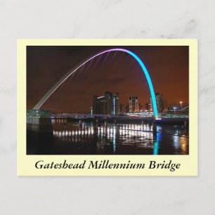 Millenium Bridge, Gateshead Vykort
