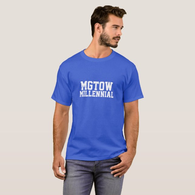 Millennial MGTOW Tee Shirt (Hel framsida)
