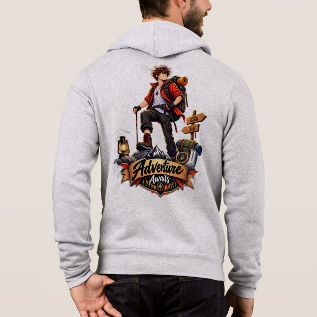 Millennial Mountain Adventure Explorer T Shirt (Baksida)