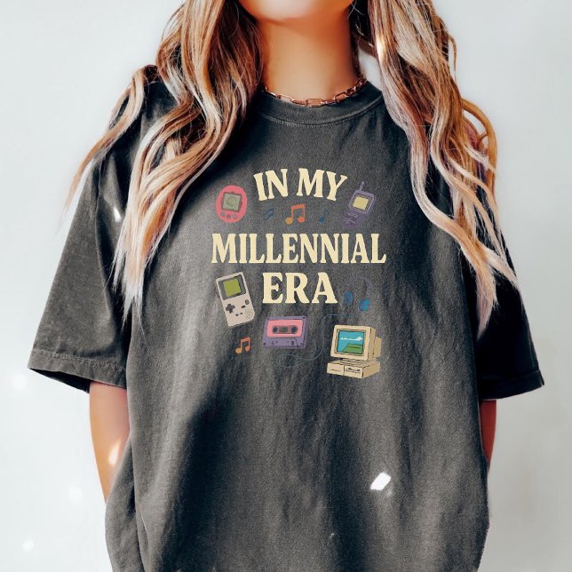 Millennial Rolig T-shirt för tillbakablick 90-tals (Skapare uppladdad)