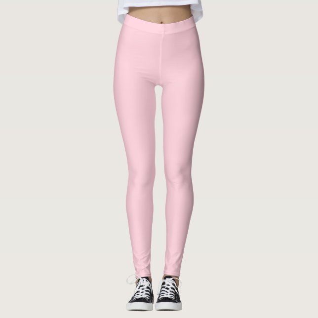 Millennial Rosa Enfärgad Leggings (Framsida)