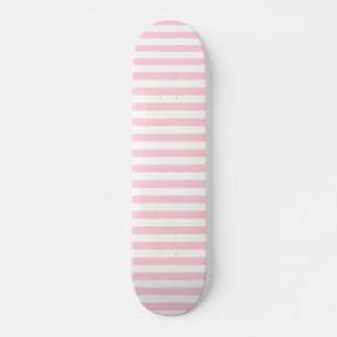 Millennial Rosa och Vita Ränder Mini Skateboard Bräda 18,5 Cm