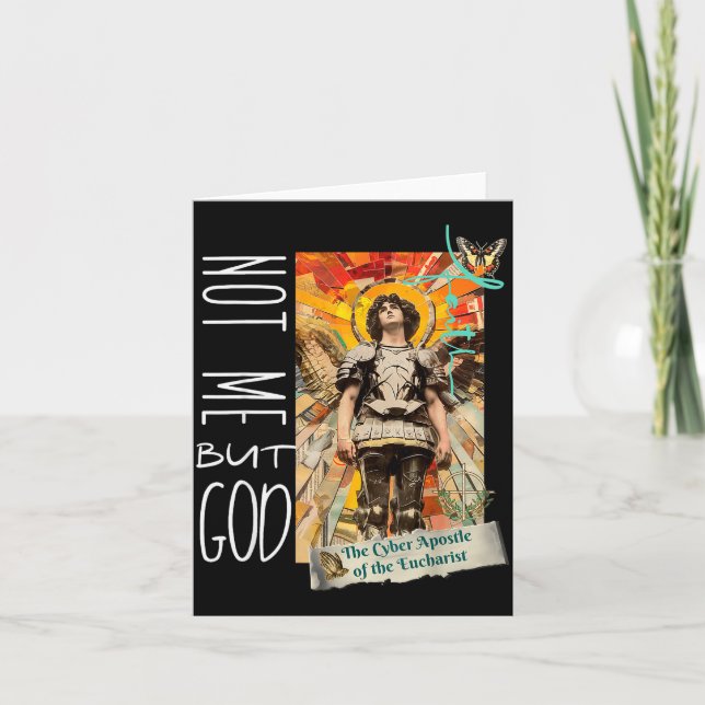 Millennial Saint The Eucharist Not Me God  Kort (Framsida)