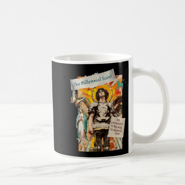 Millennial Saint The Eucharist Way To Heaven  Kaffemugg (Höger)