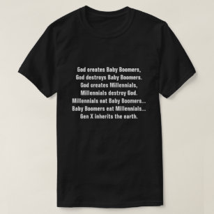 Millennial skämt Dk för rolig person född under en T Shirt