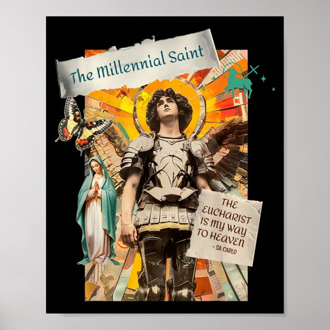 Millennialhelgonet Nattvarden Vägen Till Himlen  Poster (Framsidan)