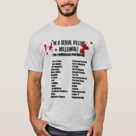 Millennials dödar allt, rolig politik t shirt