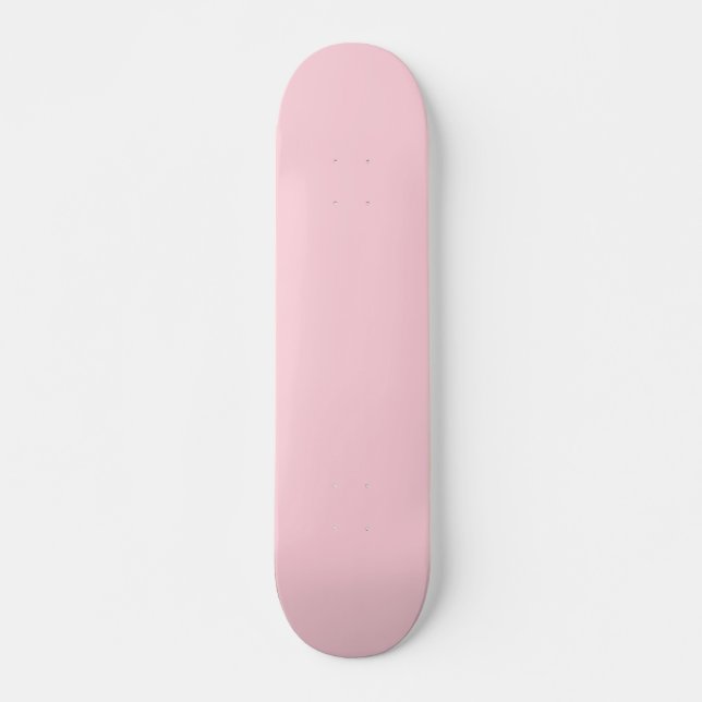 Millenniehaltig Rosa Solid Färg Mini Skateboard Bräda 18,5 Cm (Framsida)