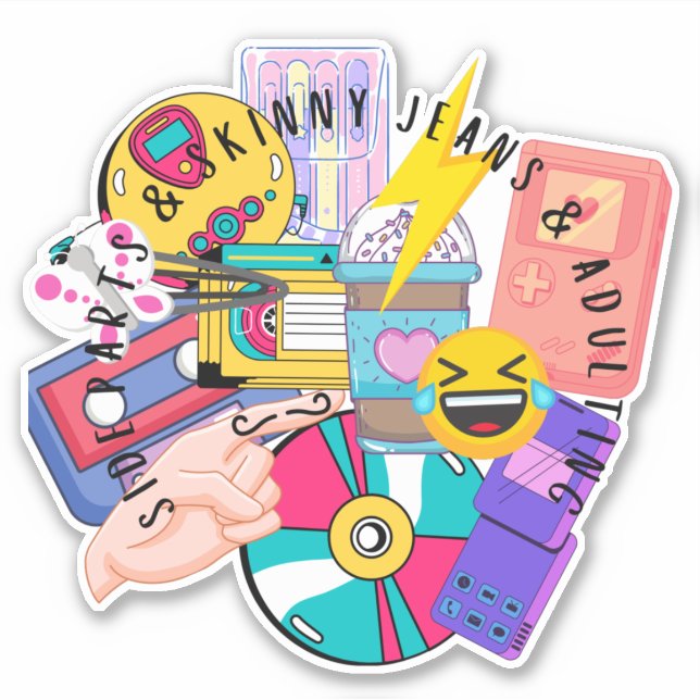 Millenniet Sak Klistermärken (Framsida)