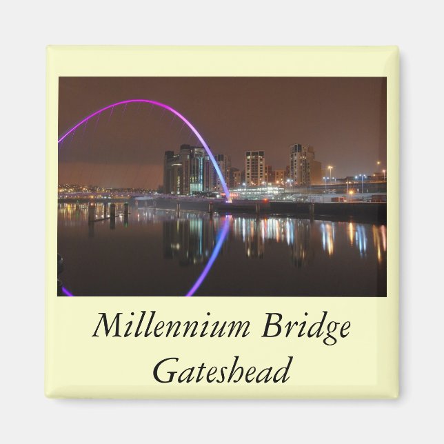 Millennium Bridge, Gateshead Magnet (Framsidan)