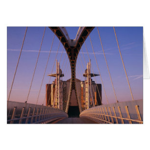 Millennium Bridge, Lowry Centre, Salford Hälsningskort