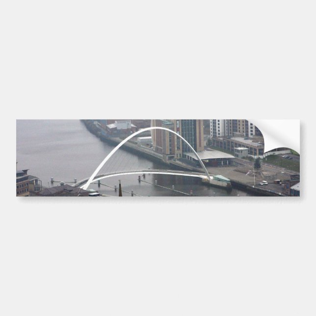 Millennium Bridge Newcastle on Tyne Bildekal (Framsidan)
