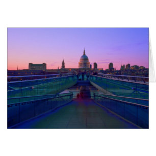 Millennium bridge Thames Bridges Hälsningskort