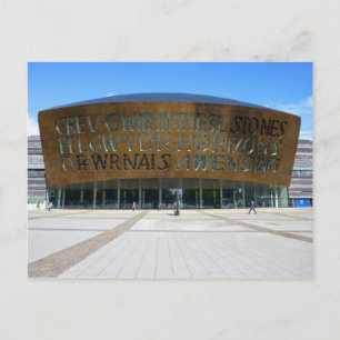 Millennium Center, Cardiff, Wales Vykort