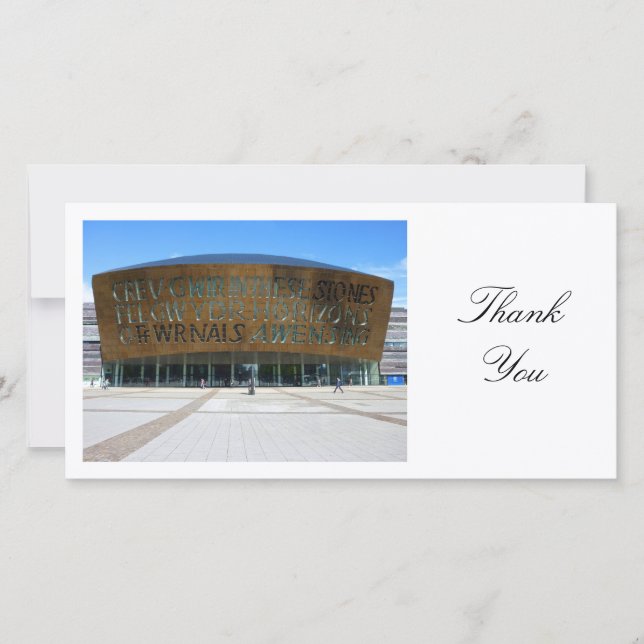 Millennium Centre, Cardiff, Wales - Tack Kort (Framsida)