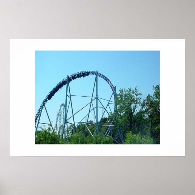 Millennium Force Curve Poster (Framsidan)