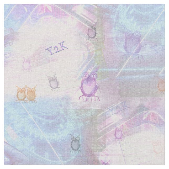 Millennium kryp. Y2K står för år 2000 Tyg (Närbild)