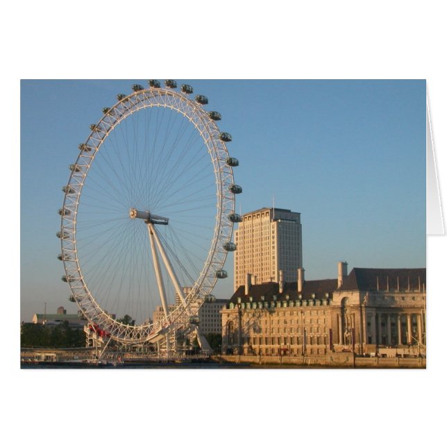 Millennium Öga London Hälsningskort (Framsidan Horizontal)