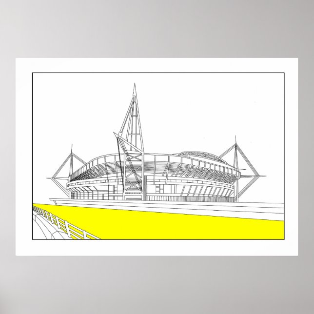 Millennium Stadium Poster (Framsidan)