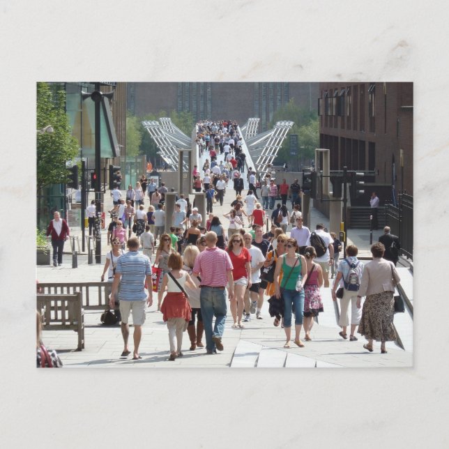 Millenniumbron, London Vykort (Framsida)