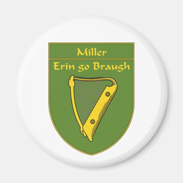 Miller 1798 Flagga Shield Magnet (Framsidan)