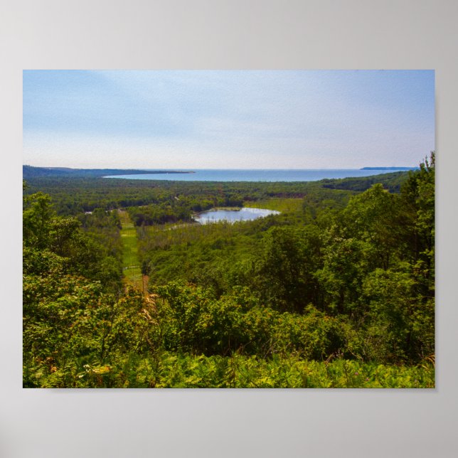 Miller Backe Lookout, Sleeping Bear Dunes NL Poster (Framsidan)