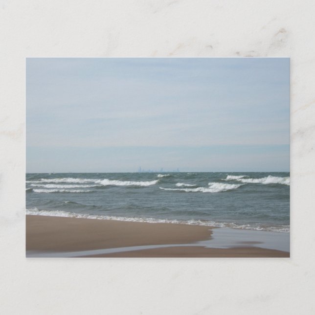 Miller Beach i Gary, Indiana Vykort (Framsida)