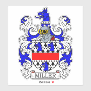 Miller Family Crest Klistermärken