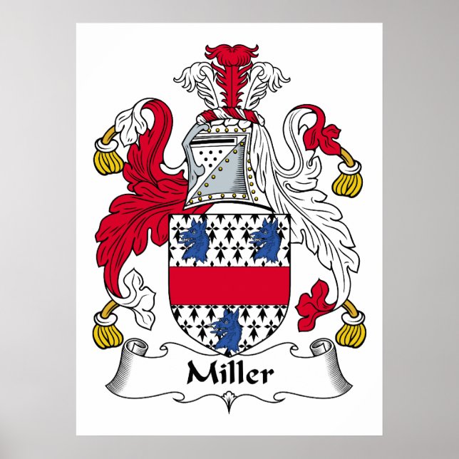 Miller Family Crest Poster (Framsidan)