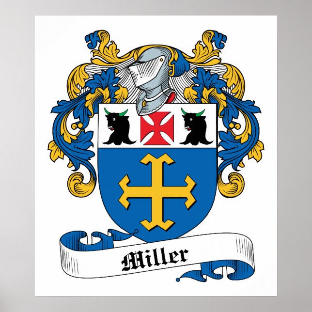 Miller Family Crest Poster (Framsidan)