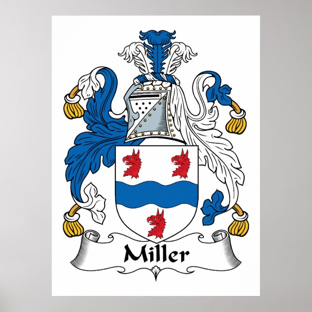Miller Family Crest Poster (Framsidan)
