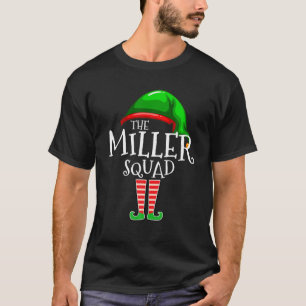Miller - Family Namn Squad Matching Group Elf Chri T Shirt