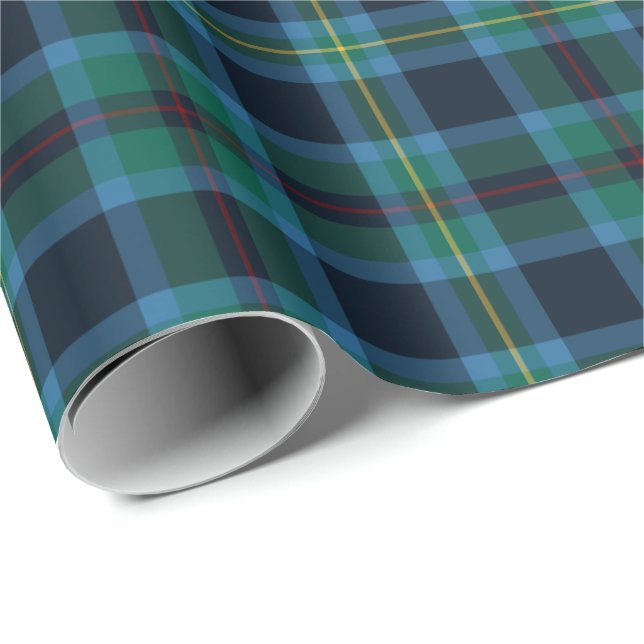 Miller Klan Tartan Presentpapper (Rullad Hörn)