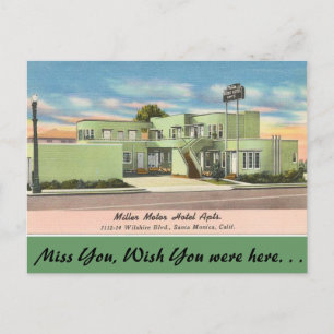 Miller Motor Hotel Apts. Vykort
