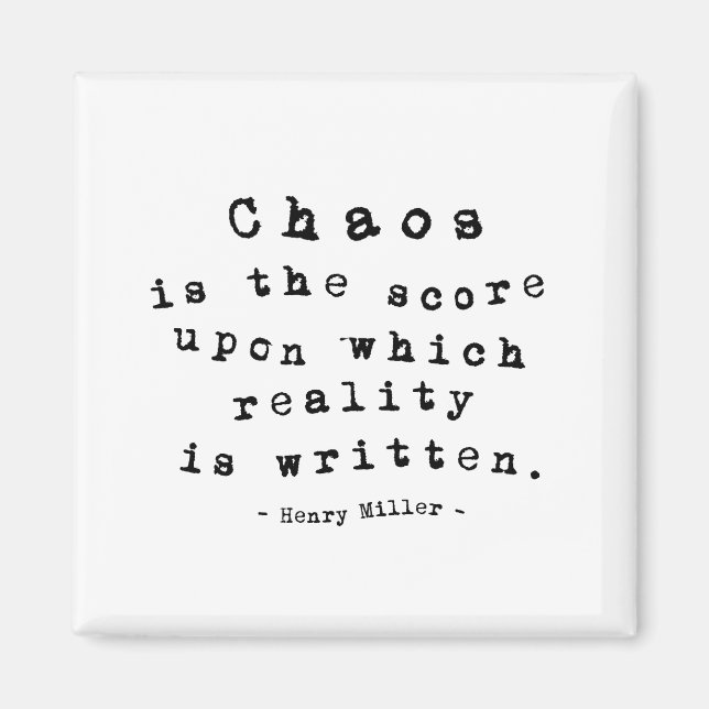 Miller på Chaos Magnet (Framsidan)