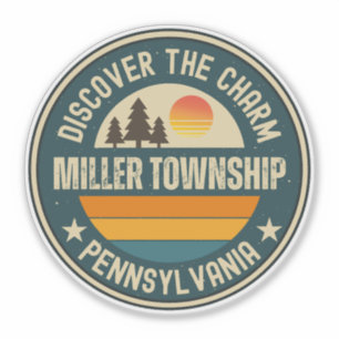Miller township, Pennsylvania Klistermärken