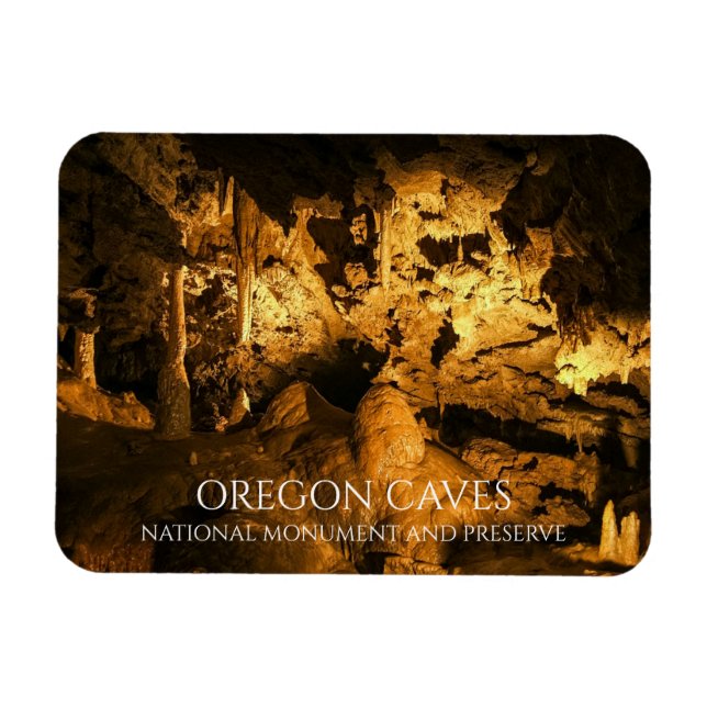 Millers Chapel, Oregon Caves nationalmonument Magnet (Horisontell)
