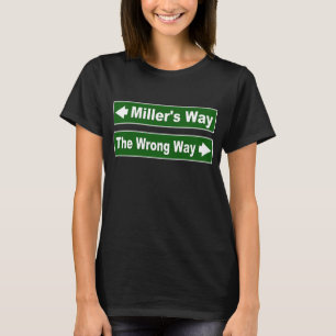 Miller's Way Street Sign Shirt Tröja