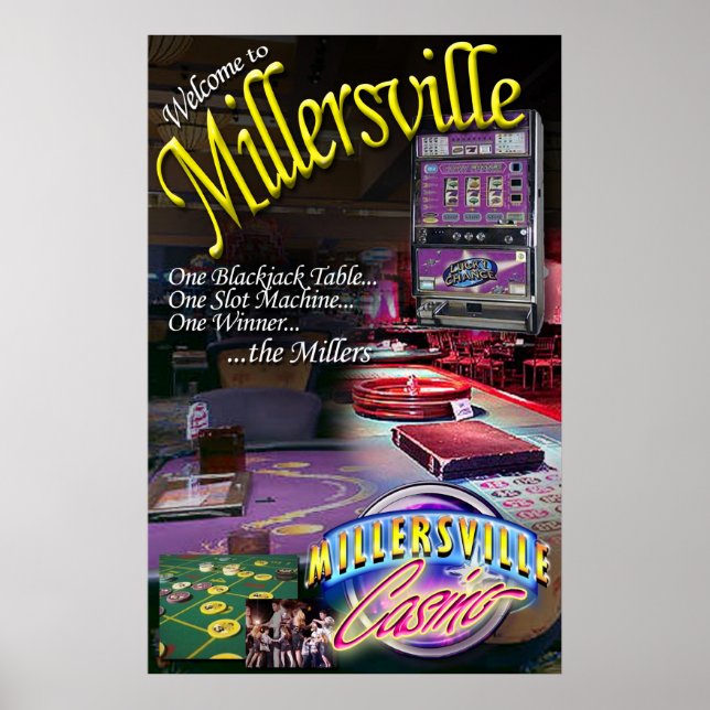 Millersville Casino Poster (Framsidan)
