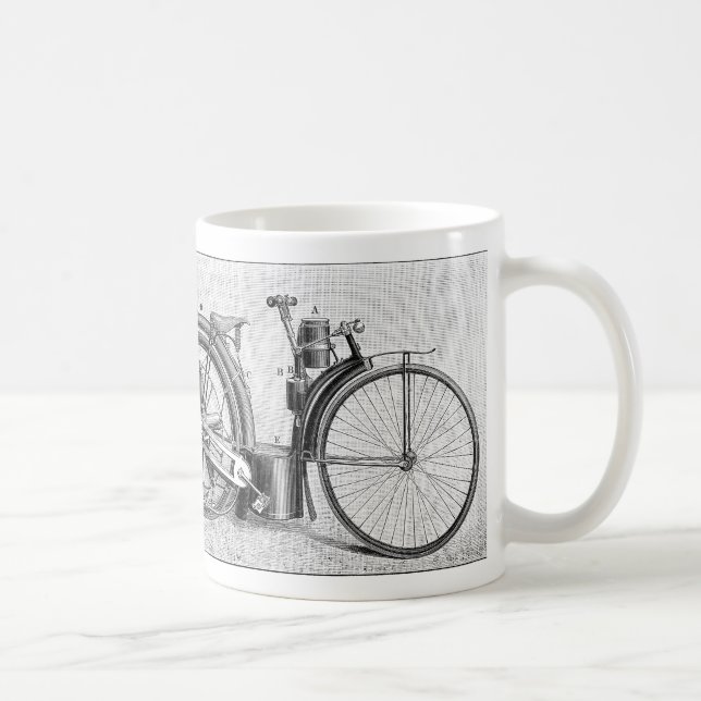 Milletmotorcykel, 1895 kaffemugg (Höger)